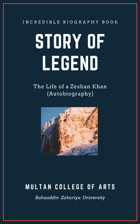 Zeshan Khan book "The Story of Legend"